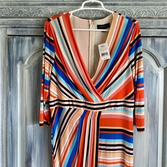 Women's Indication Asymmetric Faux-Wrap Dress - Picture 4 of 11